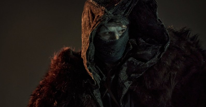 Jacob Elordi as The Creature in a scene from "Frankenstein." (Netflix handout via AP Photo)