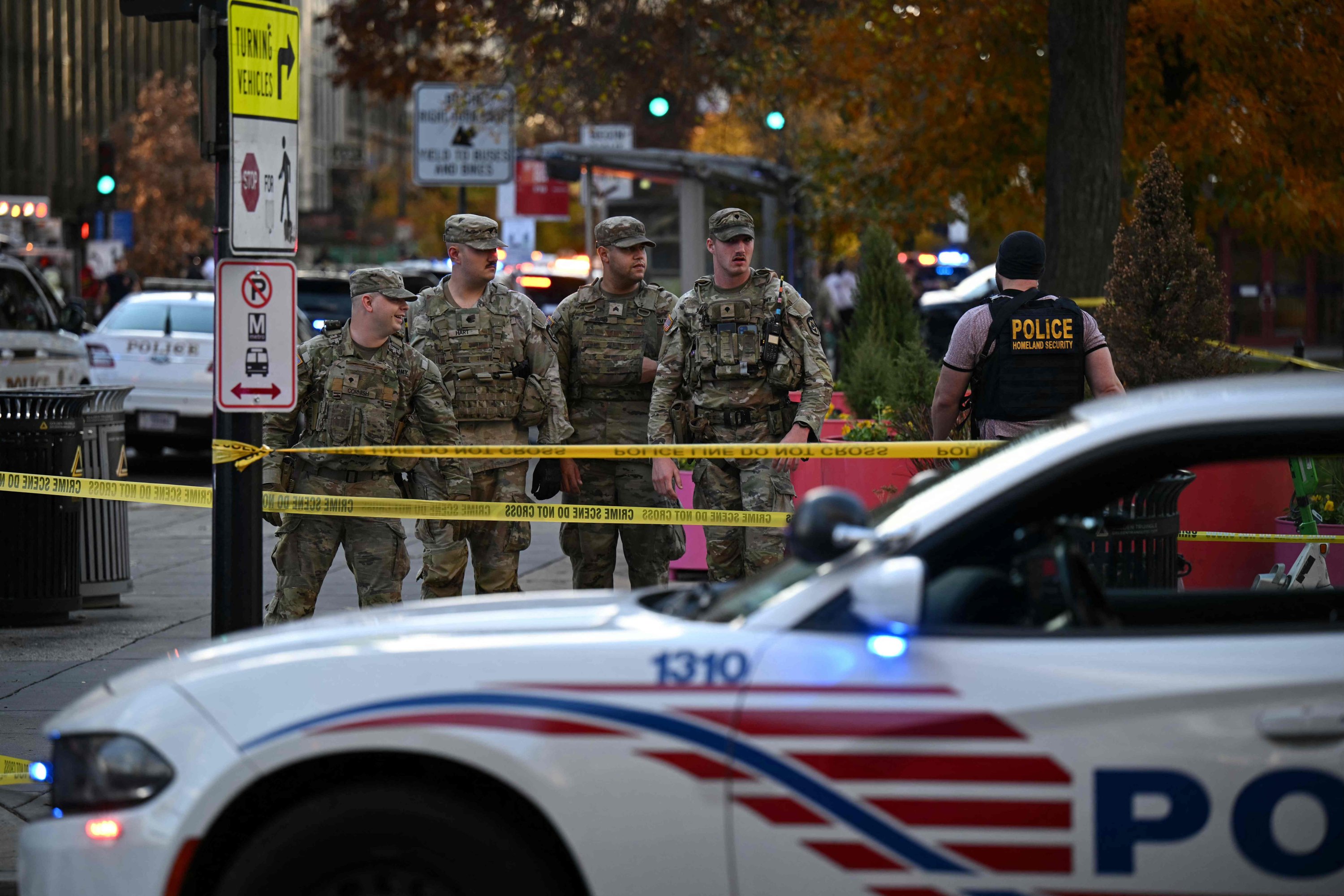 2 National Guard members shot near White House 'critically wounded'