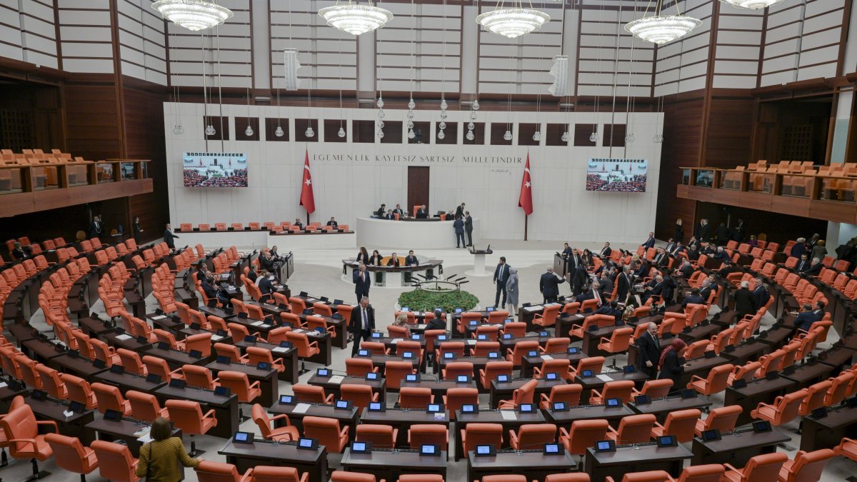 A view of the Turkish Parliament, Ankara, Türkiye, Nov. 26, 2025. (AA Photo)