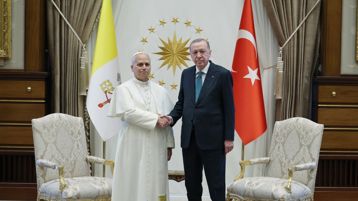 Erdoğan, Pope Leo XIV hold talks