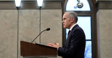 Canadian Prime Minister Mark Carney speaks at an event, Ottawa, Ontario, Canada, Nov. 26, 2025.  (AFP Photo)