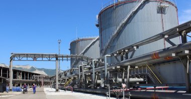 A general view shows the Novorossiysk Fuel Oil Terminal (NMT) in the Black Sea port of Novorossiisk, Russia, May 30, 2018. (Reuters Photo)
