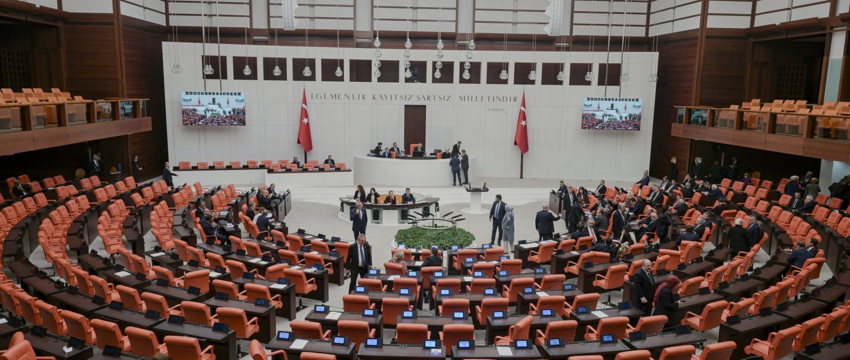 A view of the Turkish Parliament, Ankara, Türkiye, Nov. 26, 2025. (AA Photo)