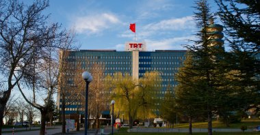 A general view of TRT headquarters, Ankara, Türkiye, April 11, 2022. (Shutterstock Photo)