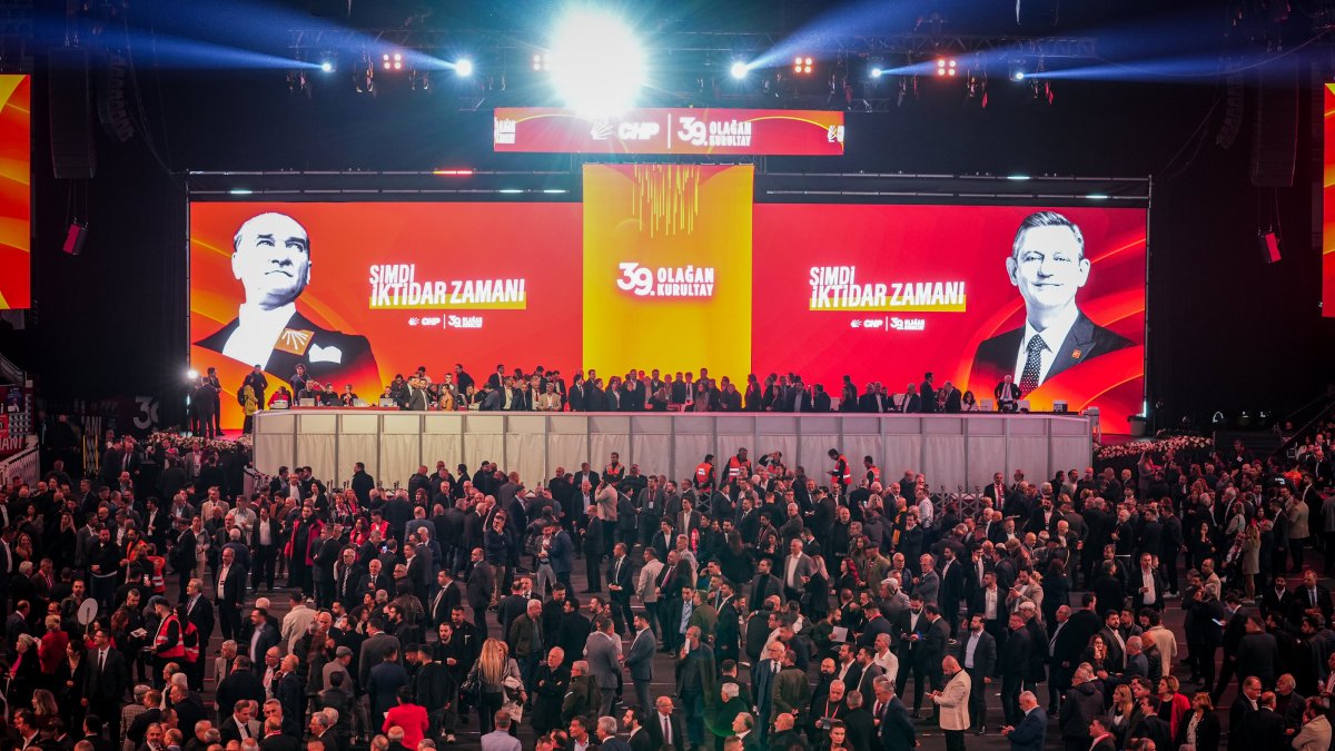 The CHP’s 39th Ordinary Congress, Ankara, Türkiye, Nov. 30, 2025. (AA Photo)