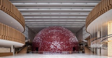 An interior view from the Atatürk Cultural Center in Taksim, Istanbul, Türkiye. (Courtesy of AKM)
