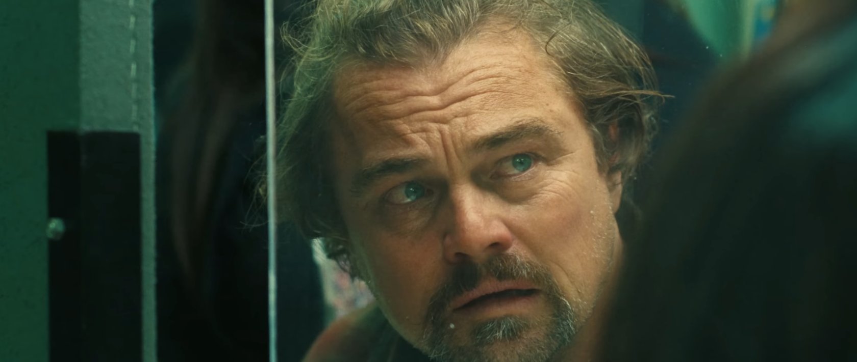 A scene from the &quot;One Battle After Another&quot; trailer.