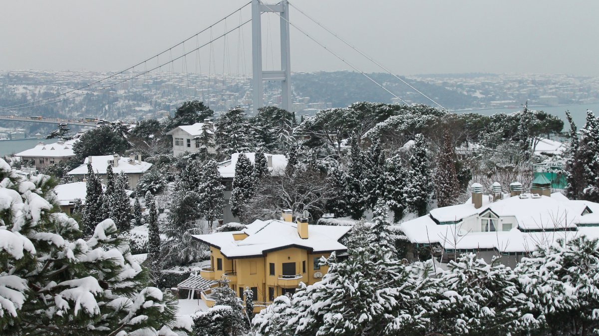 Istanbul expects snowfall from early January to mid-February