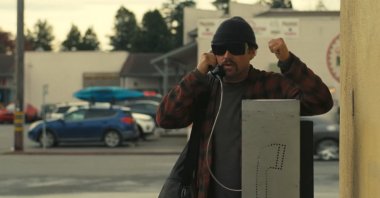 A scene from the &quot;One Battle After Another&quot; trailer.