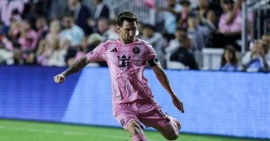 Inter Miami&#039;s Lionel Messi in action during the Audi 2025 MLS Cup Eastern Conference Final against New York City FC at Chase Stadium, Fort Lauderdale, U.S., Nov. 29, 2025. (EPA Photo)