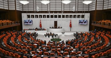 A view of the General Assembly of the Turkish Parliament, Ankara, Türkiye, Oct. 16, 2025. (AA Photo)