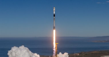 Türkiye&#039;s first orbital transfer vehicle, FGN-TUG-S01, developed by Fergani Space, has begun its mission in space via launch from California, U.S., Nov. 28, 2025. (AA Photo)