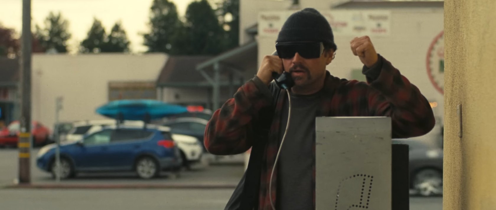 A scene from the &quot;One Battle After Another&quot; trailer.