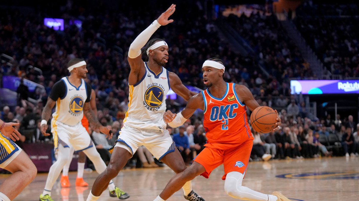 Thunder roll to 13th straight ain after beating Curry-less Warriors