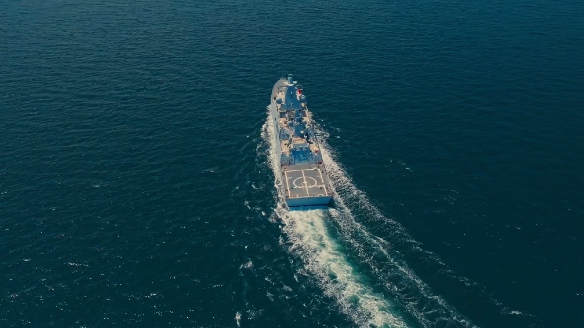 ASFAT delivers Türkiye’s 1st combat ship to NATO, EU member Romania