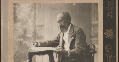 A portrait of Osman Hamdi Bey. (Getty Images Photo)