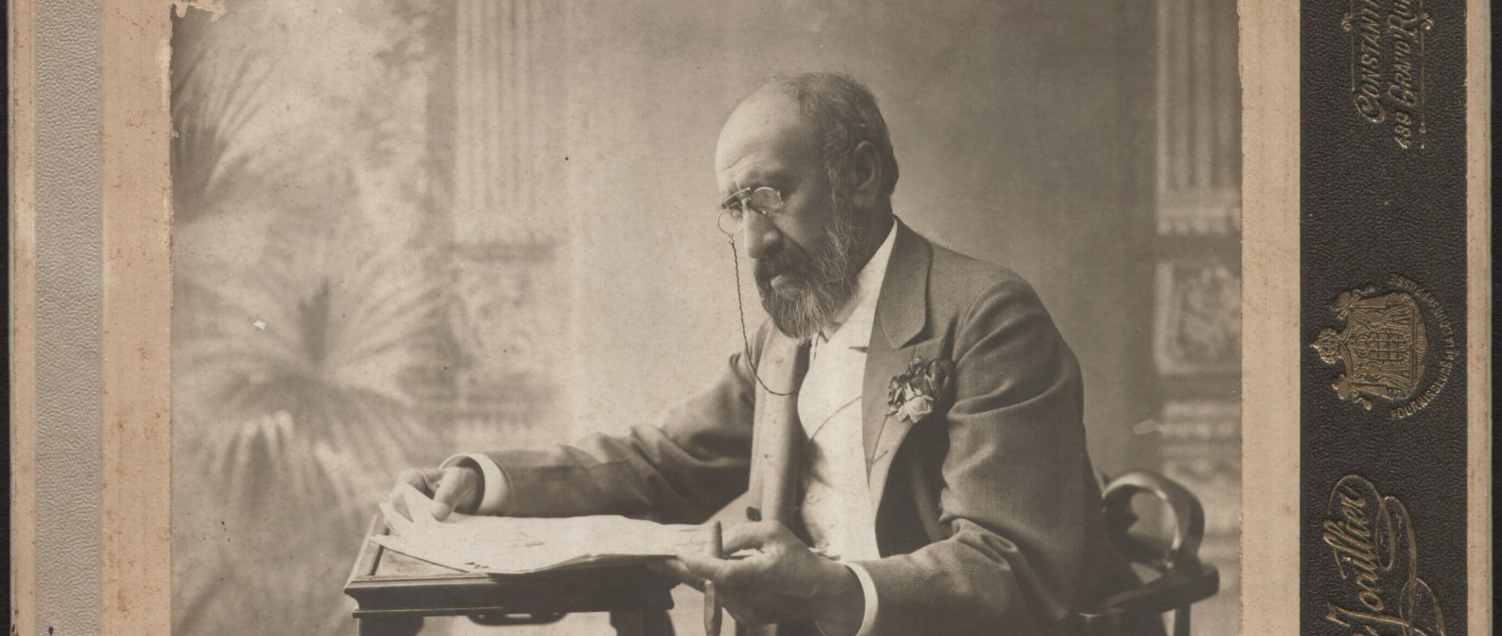 A portrait of Osman Hamdi Bey. (Getty Images Photo)