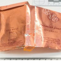 This undated handout picture released by the British Metropolitan Police Service in London on Sept. 5, 2018, shows a counterfeit perfume box that was discovered by nerve agent victim Charlie Rowley, who later gave it, and the bottle inside, to his girlfriend Dawn Sturgess. (AFP photo)