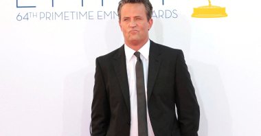 Actor Matthew Perry arrives at the 64th Primetime Emmy Awards in Los Angeles, California, U.S., Sept. 23, 2012. (Reuters Photo)