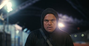 This image released by Warner Bros. Pictures shows Leonardo DiCaprio in a scene from &quot;One Battle After Another.&quot; (AP Photo)