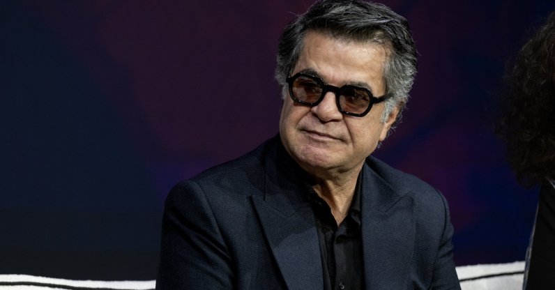 Iranian film director and screenwriter Jafar Panahi takes part in a panel discussion during the 22nd Marrakech International Film Festival (FIFM), Marrakesh, Morocco, Dec. 4, 2025. (EPA Photo)