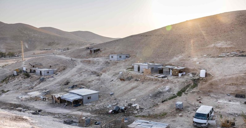 This picture shows a view of the Bedouin village of Kaabna, near Jericho, occupied West Bank, Palestine, Nov. 6, 2025. (AFP Photo)