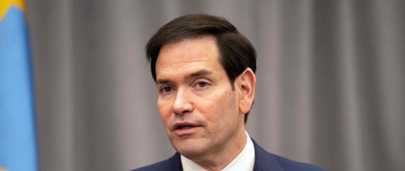 U.S. Secretary of State Marco Rubio speaks after signing agreements during a ceremony at the U.S. Institute of Peace in Washington, D.C., Dec. 4, 2025. (AFP Photo)