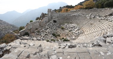 A view from the ancient city of Termessos, Antalya, southern Türkiye, Dec. 7, 2025. (AA Photo)