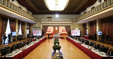 A view of the meeting of the parliamentary committee set up to draw a road map for a terror-free Türkiye, Ankara, Türkiye, Dec. 4, 2025. (AA Photo)