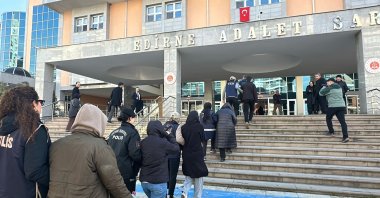 Turkish security forces arrest FETÖ suspects, Edirne, Türkiye, Dec. 6, 2025. (DHA Photo) 