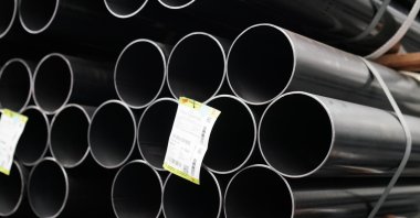 Pipes produced by Turkish steel maker Tosyalı Holding are seen in this photo taken from the product portfolio, Dec. 9, 2025. (Courtesy of Tosyalı Holding)