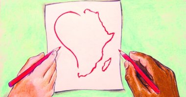 &quot;Teaching Kiswahili in Istanbul offers an opportunity to connect Africa and Türkiye through linguistic, cultural and intellectual exchange.&quot; (Illustration by Erhan Yalvaç)