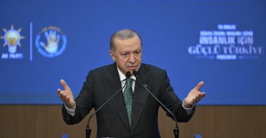 President Recep Tayyip Erdoğan addresses the event, Ankara, Türkiye, Dec. 9, 2025. (AA Photo)