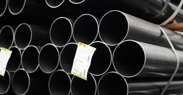 Pipes produced by Turkish steel maker Tosyalı Holding are seen in this photo taken from the product portfolio, Dec. 9, 2025. (Courtesy of Tosyalı Holding)