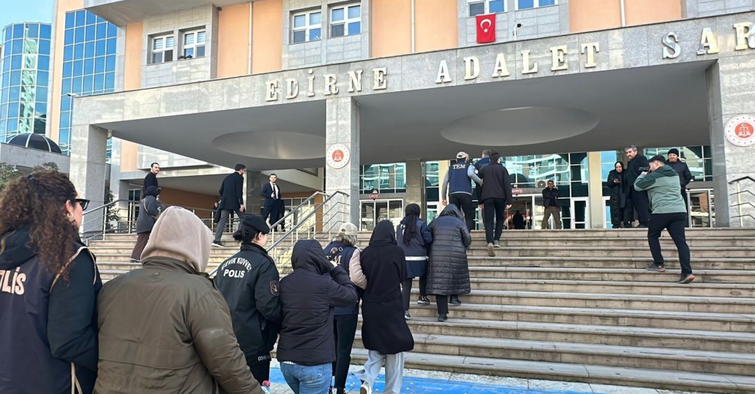 Turkish security forces arrest FETÖ suspects, Edirne, Türkiye, Dec. 6, 2025. (DHA Photo) 