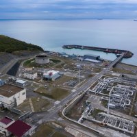 Facilities of the Caspian Pipeline Consortium&#039;s (CPC) Marine Terminal in Yuzhnaya Ozereevka near the Black Sea port of Novorossiysk, Russia, Sept. 21, 2021. (Caspian Pipeline Consortium (CPC)/Handout via Reuters)