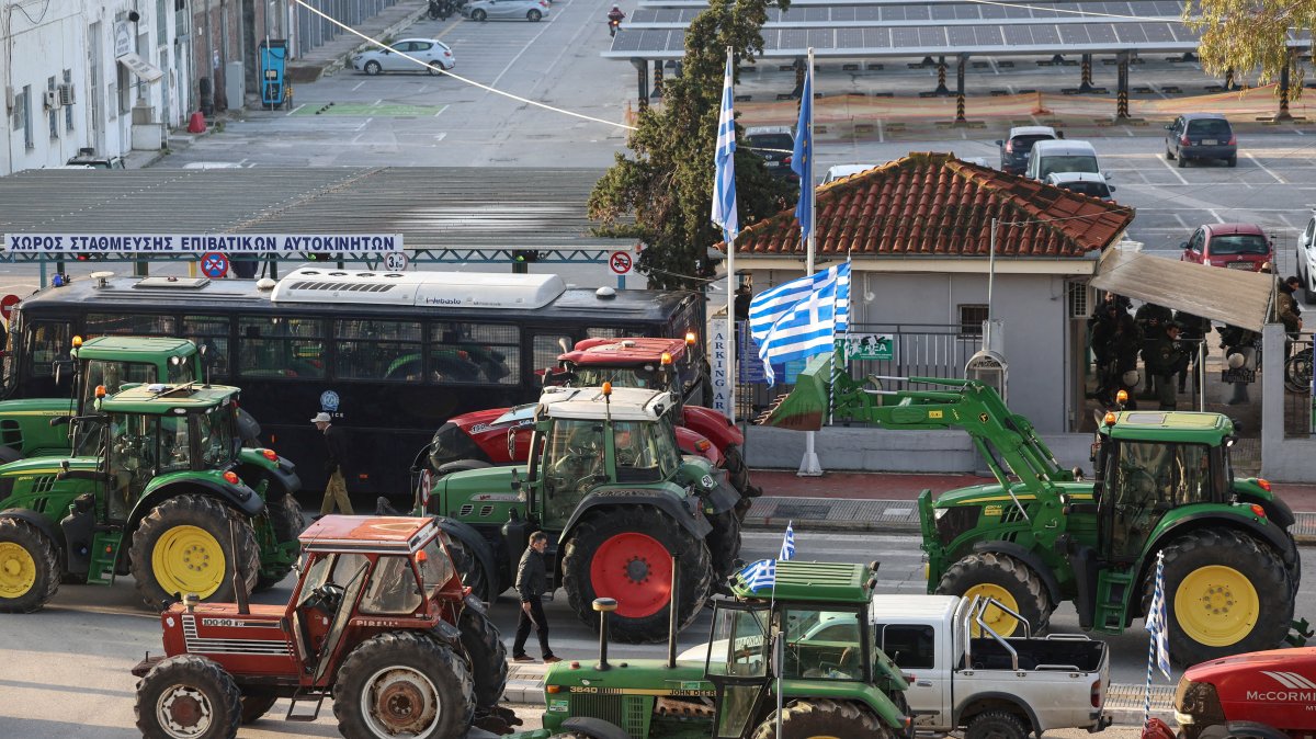 Greek farmers disrupt port operations as protests persist