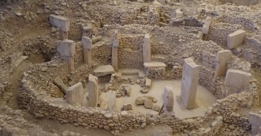 A general view of the circular section at Göbeklitepe (Building D), Şanlıurfa, southeastern Türkiye, Jan. 15, 2025. (Photo by A. Peter Dore)