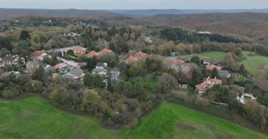 Polonezköy’s forest-lined guesthouses offer rural calm and Polish heritage ambience, Istanbul, Türkiye, Nov. 22, 2025. (AA Photo)
