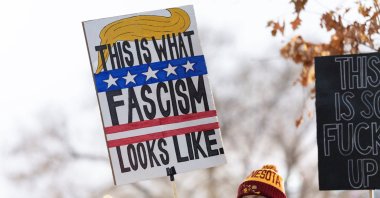 Demonstrators rally in protest against Immigration and Customs Enforcement (ICE), amid a reported federal immigration operation targeting the Somali community, in Minneapolis, Minnesota, U.S. Dec. 8, 2025. (Reuters Photo)