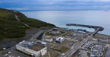Facilities of the Caspian Pipeline Consortium&#039;s (CPC) Marine Terminal in Yuzhnaya Ozereevka near the Black Sea port of Novorossiysk, Russia, Sept. 21, 2021. (Caspian Pipeline Consortium (CPC)/Handout via Reuters)