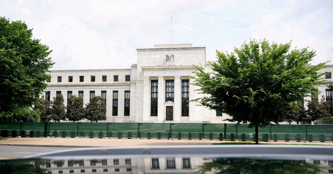 The exterior of the Marriner S. Eccles Federal Reserve Board building is seen in Washington, D.C., U.S., June 14, 2022. (Reuters File Photo)