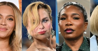 This combination of pictures created on Dec. 10, 2025 shows, from left to right, U.S. singer-songwriter Beyonce in Hollywood, California, U.S., Dec. 9, 2024, Australian American actor Nicole Kidman in New York, on May 5, 2025, U.S. tennis player Venus Williams on May 5, 2025, in New York and Vogue Editor-in-Chief Anna Wintour in New York, U.S., May 5, 2025. (AFP Photo)