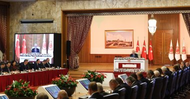 A view of the meeting of the parliamentary committee on the terror-free Türkiye initiative, Ankara, Türkiye, Dec. 4, 2025. (AA Photo)