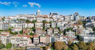 Residential buildings reflect rising maintenance fees, Istanbul, Türkiye, Aug. 28, 2025. (Shutterstock Photo)