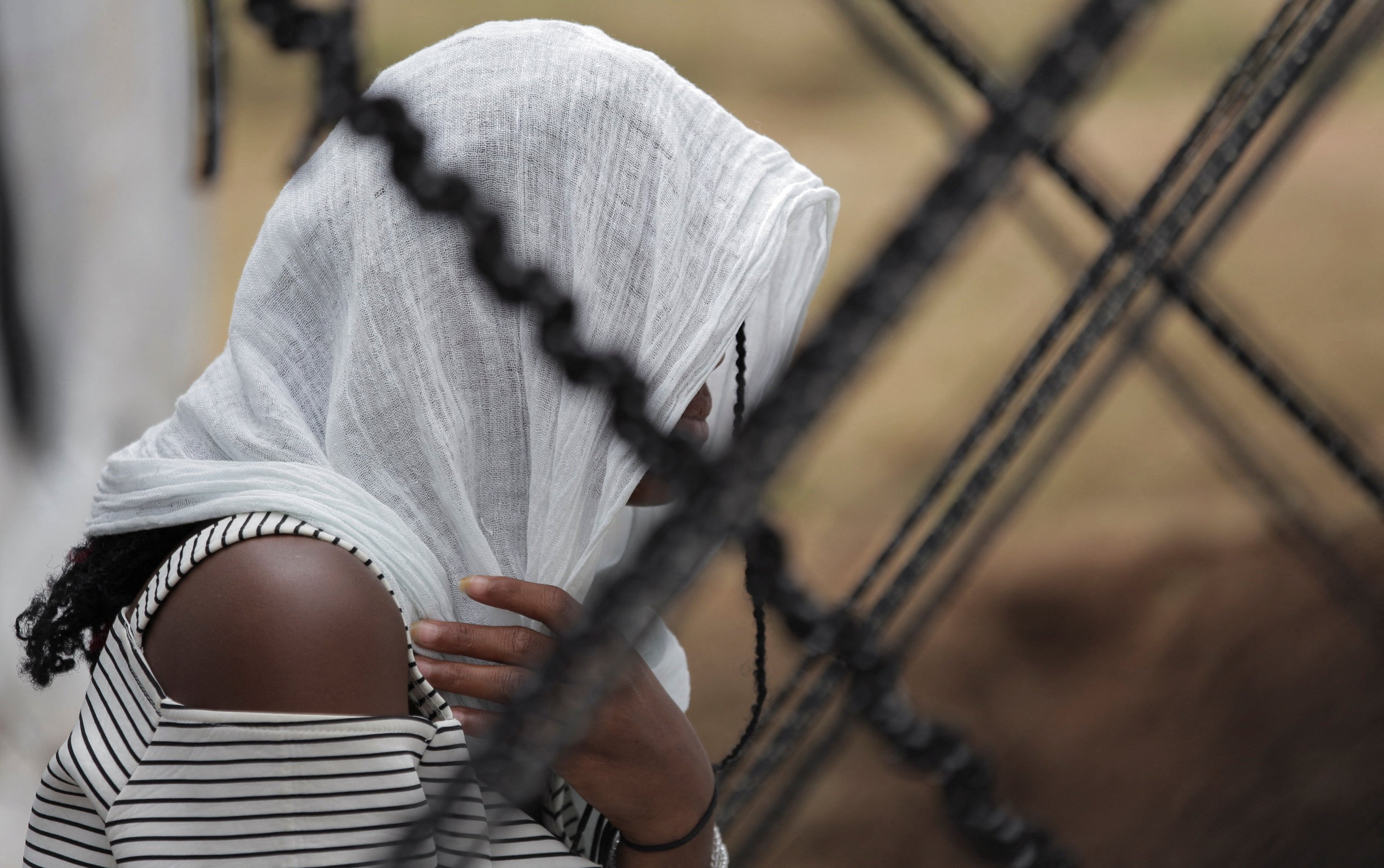 Jocelyne, a 17-year-old girl, poses for a portrait, recounting her ordeal at the hands of M23 soldiers, Bujumbura, Burundi, May 25, 2025. (Reuters Photo)