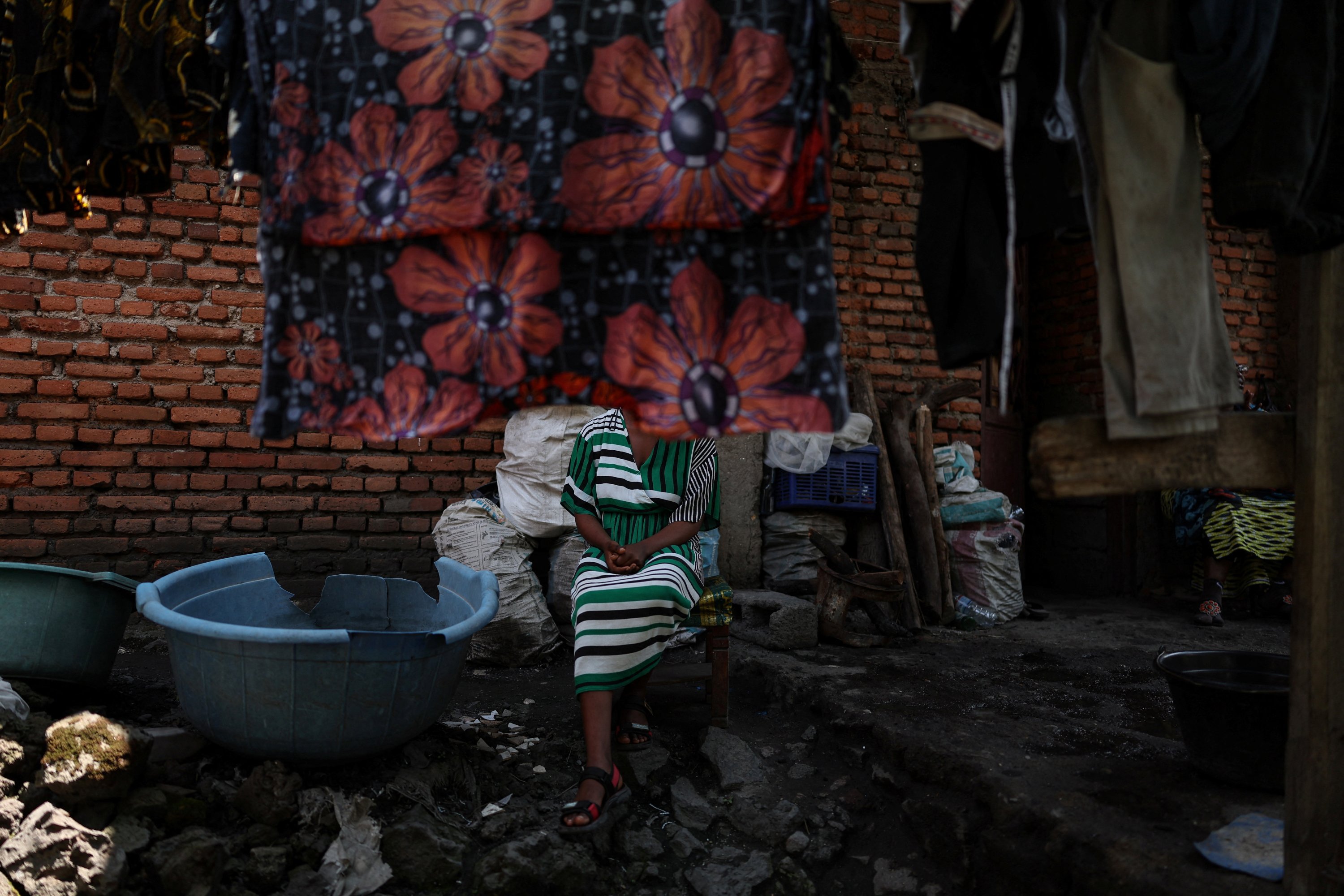 Salima, a 17-year-old girl, poses for a portrait, recounting her ordeal at the hands of M23 soldiers, Bujumbura, Burundi, May 25, 2025. (Reuters Photo)