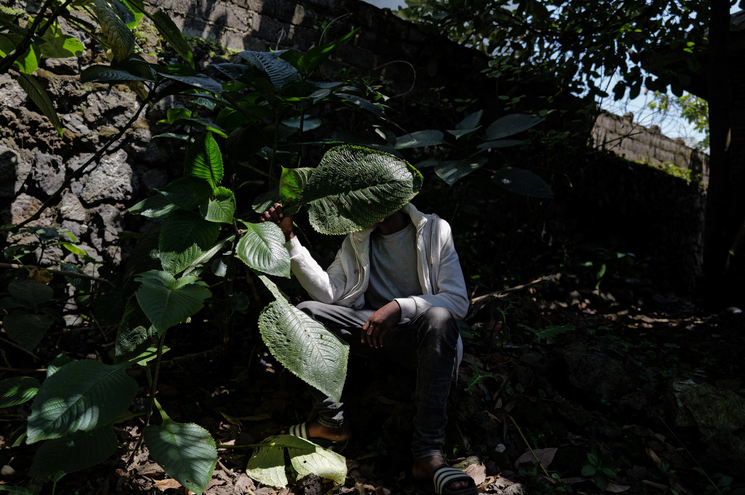 Pascal, a 16-year-old boy, who was forced to work for the M23 rebels, poses for a photo, Goma, DRC, March 18, 2025. (Reuters Photo)