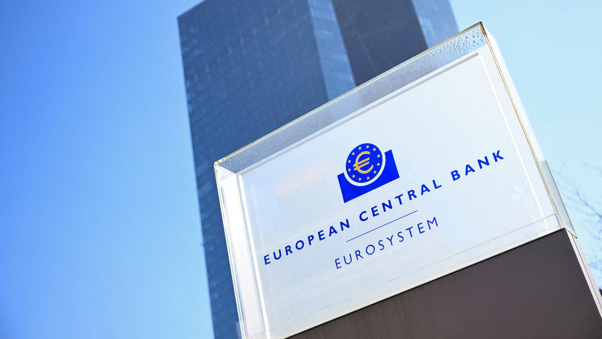 A view of the European Central Bank (ECB) headquarters, Frankfurt, Germany, March 6, 2025. (Reuters Photo)