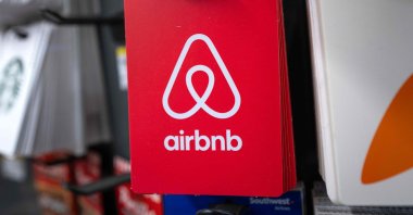 Airbnb gift cards are offered for sale at a Walgreens store, Chicago, Illinois, U.S., Dec. 3, 2025. (AFP Photo)